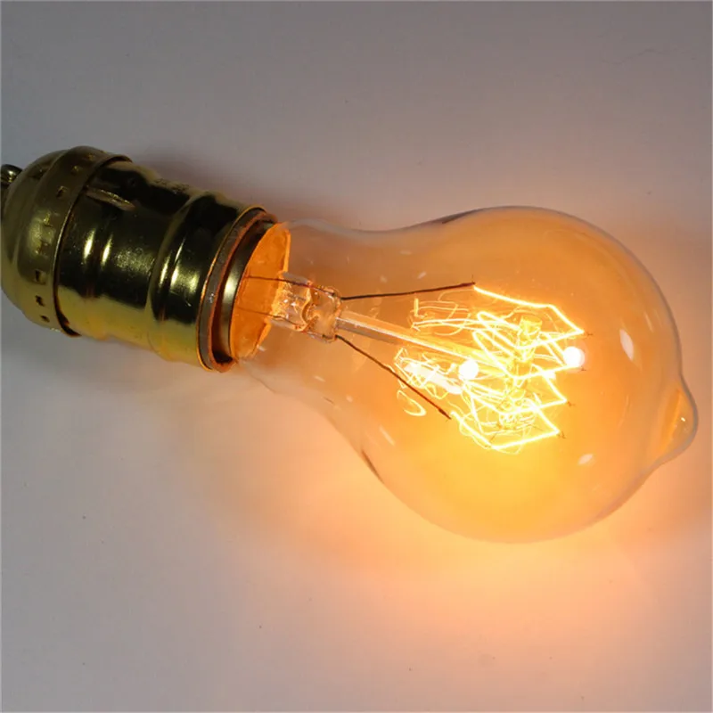 Lote Edison Lâmpada Dimmable A19 40 w E27 A60 60 Wam Branco Retro Decorativo Incandescente Vintage Luz 220-240 v 4 Pçs - 6 High Quality Luzes e Iluminação
