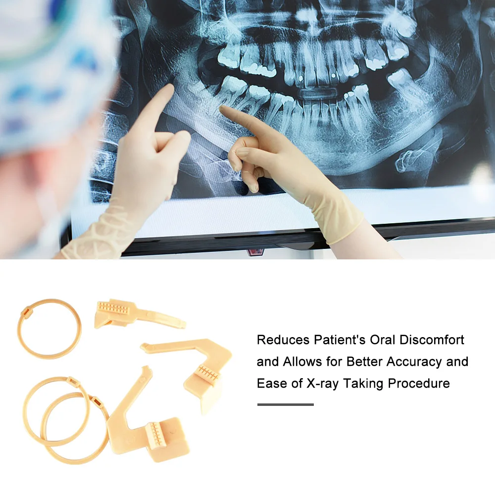 3 шт./компл. зубные цифровой рентгеновский пленочный Датчик Держатель позиционер зубной инструмент с коробкой для ухода за зубами