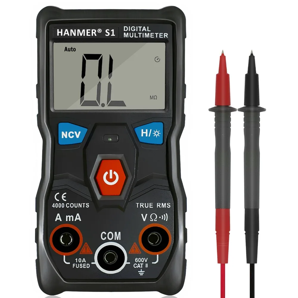 

Digital Multimeter ZT-S1 True RMS Auto Range Professional LCD automatic Smart Multimeters Voltage Ammeter Tester