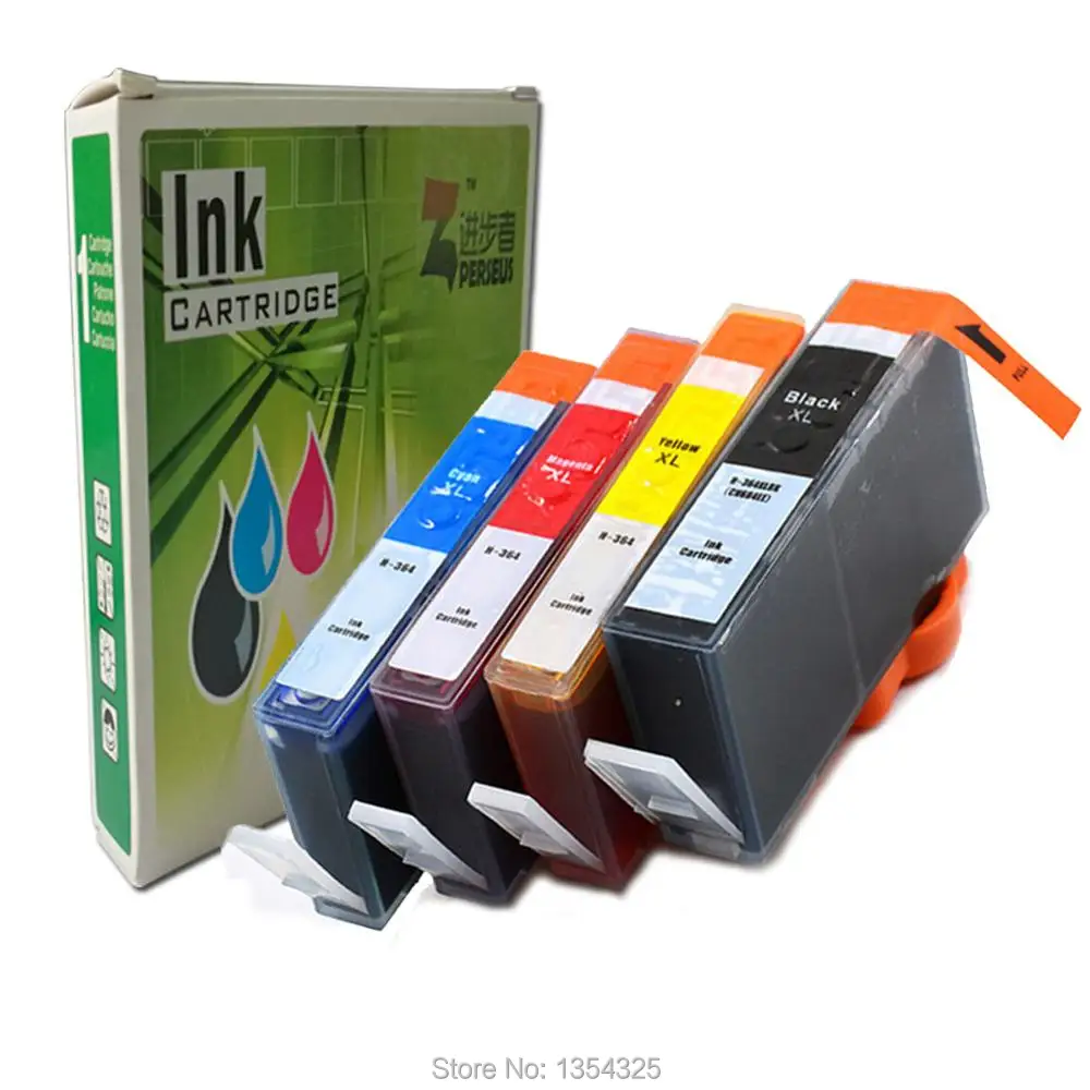 PERSEUS Ink Cartridge For HP 564XL 564 hp564 (BK/C/Y/M)Compatible works Photosmart 5510 5511