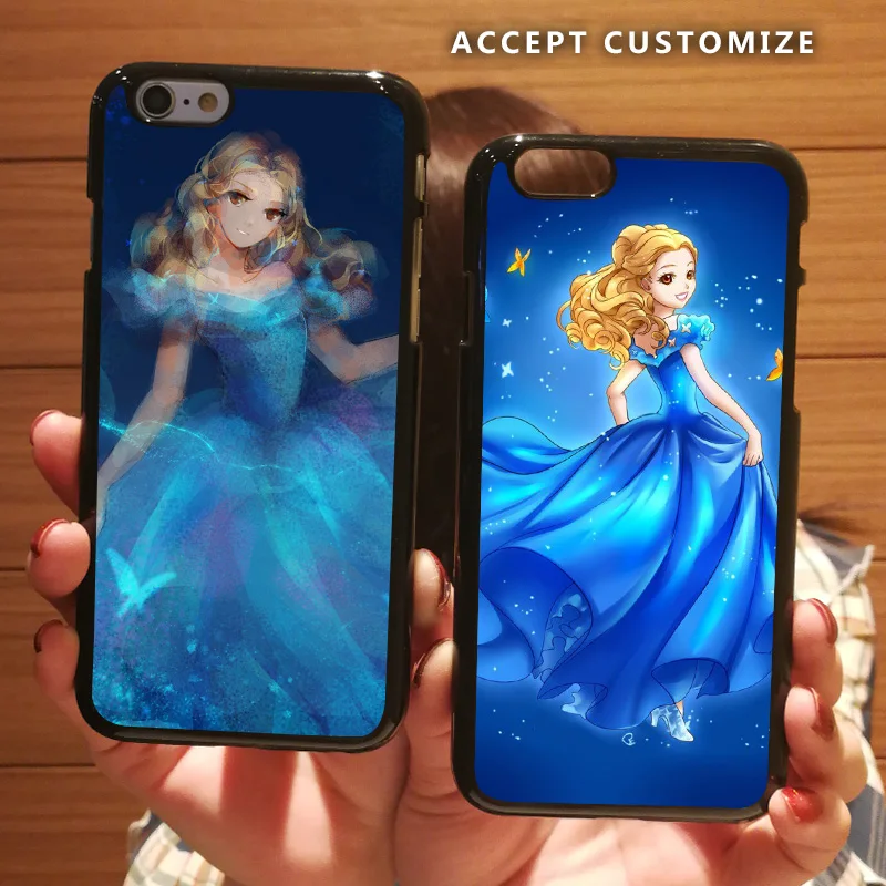 

Child Gift Cartoon Cinderella Cover Shell Case for Apple iPhone 6 6S 7 8 Plus 10 X XS Max XR 5 5S SE