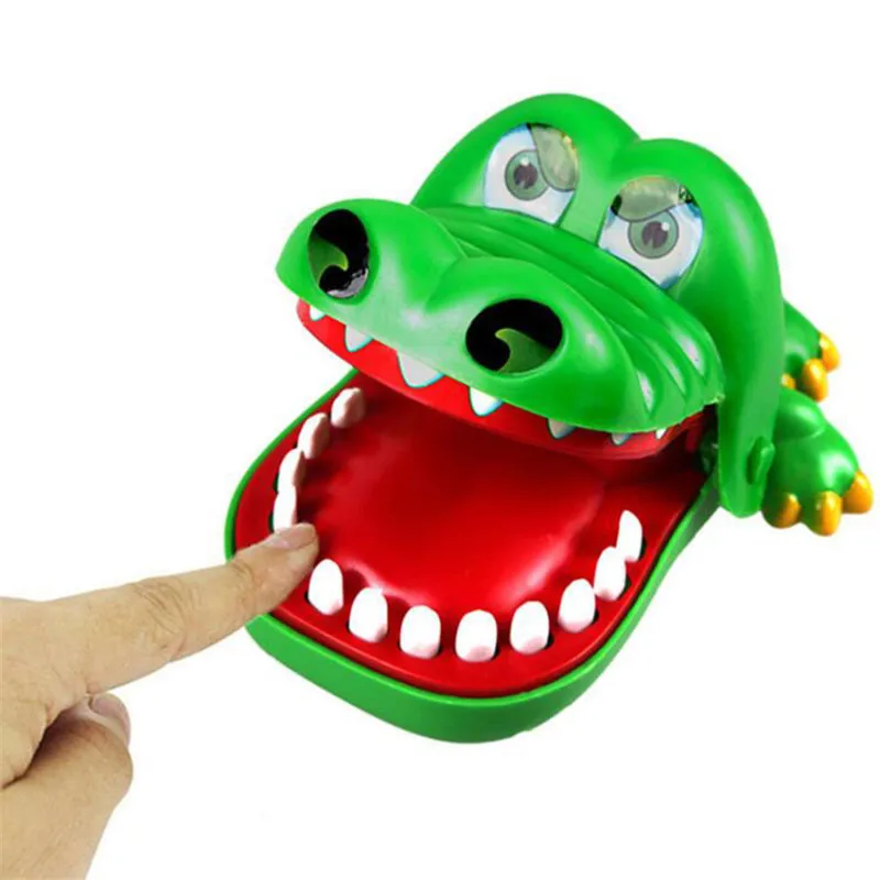 

Baby toys Large Crocodile Jokes Mouth Dentist Bite Finger Game Joke Fun Funny Crocodile Toy Antistress Gift Kids Family Prank