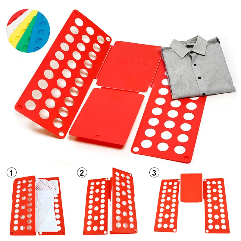 

Adult Children Magic Clothes Folder T Shirts Jumpers Organiser Easy and Fast for Kid To Fold Clothes Clothes Pegs Folding Board