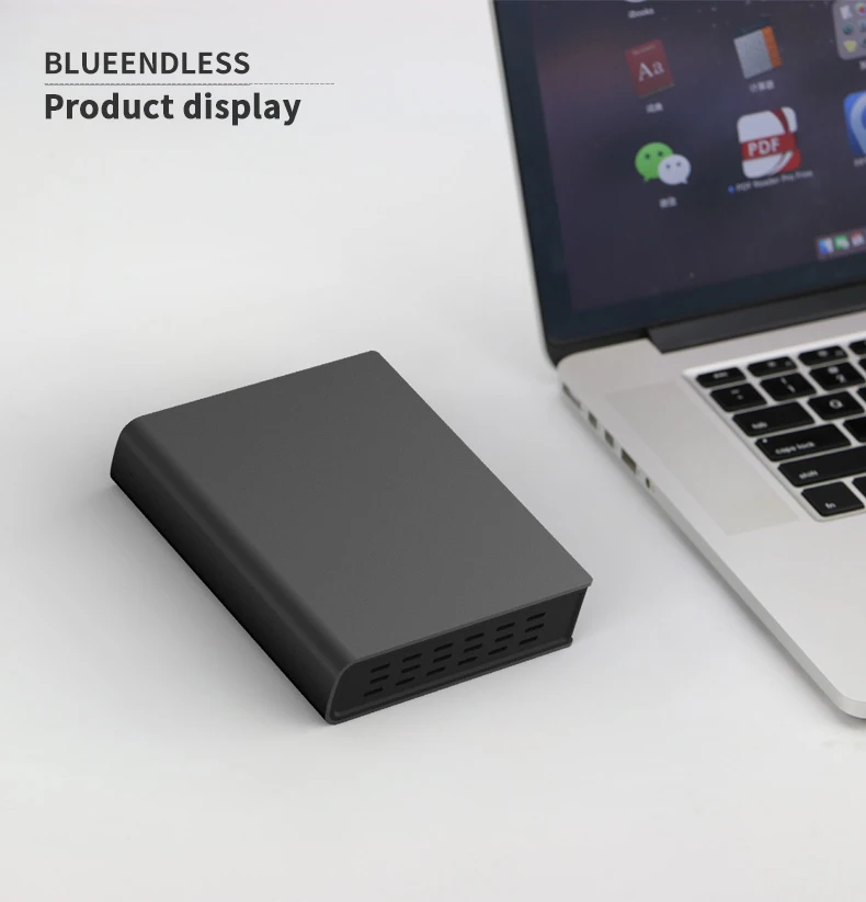 Blueendless внешний жесткий диск 1 ТБ/2 ТБ/3 ТБ/4 ТБ высокоскоростной sata usb 3,0 hdd box 3,5 с черным caddy хранения внешний жесткий диск