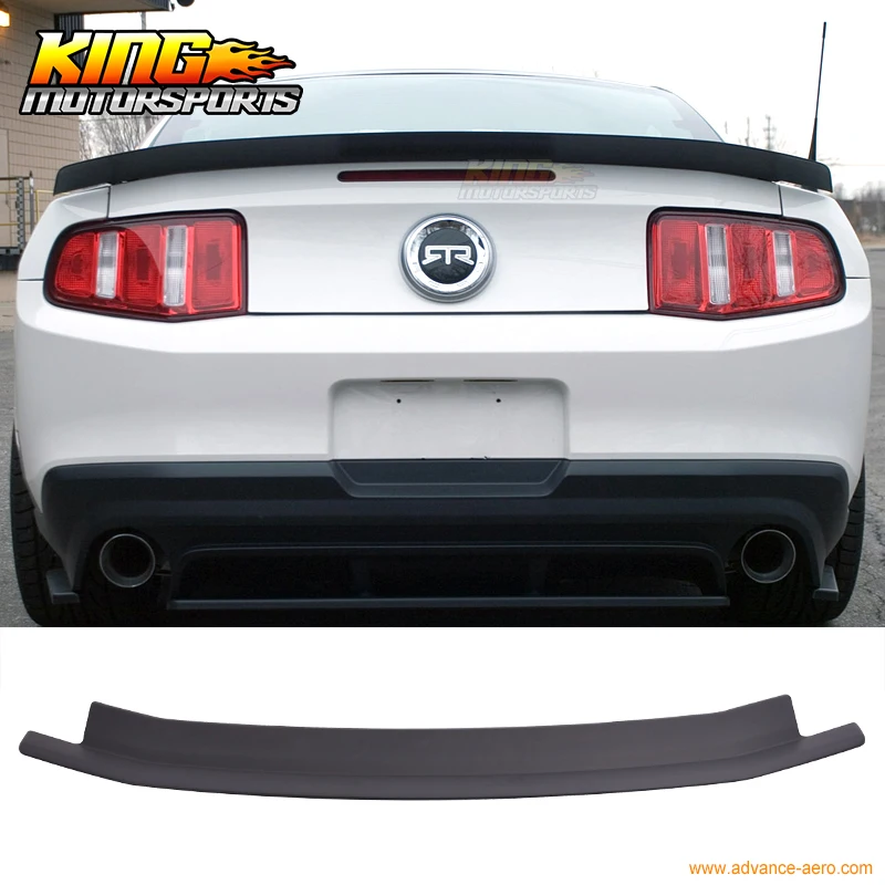

For 2010-2014 Ford Mustang RT Style Unpainted Trunk Spoiler Wing - ABS
