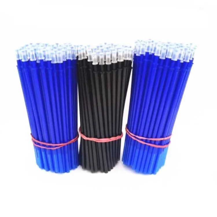 

20Pcs/Set Office Gel Pen Erasable Refill Rod Erasable Pen Refill 0.5mm Blue Black Ink School Stationery Writing Tool Gift