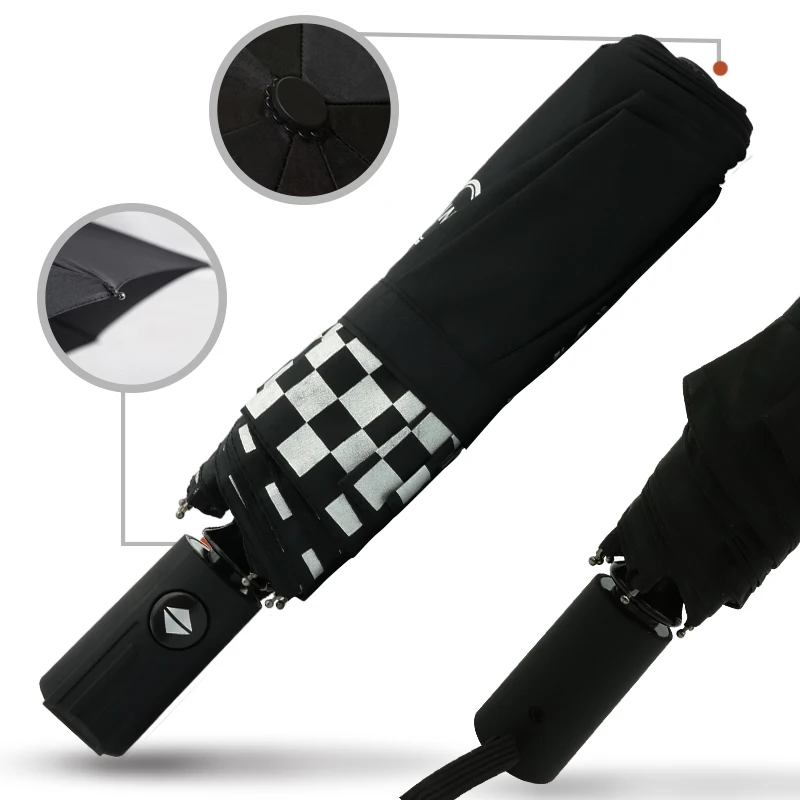 Skup Car styling parasol automatyczny akcesoria prezent dla Mini Countryman Cooper Clubman R55 R57 R58 R59 R60 JCW F54 F55 F57 R56