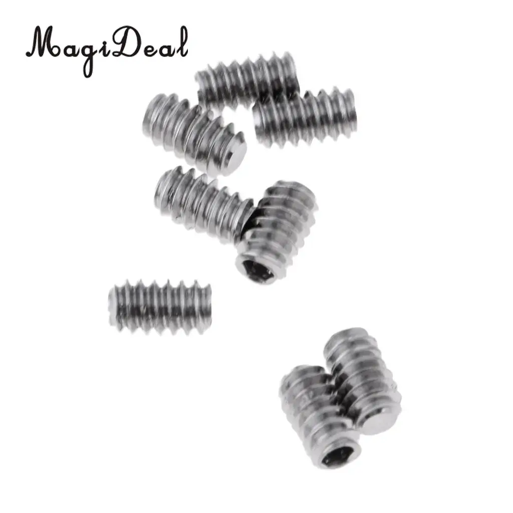 MagiDeal 10Pcs Protable Stainless Steel SUP Surfboard Grub Screws Replacement Allen Key Screw for Stand Up Paddle Body Board