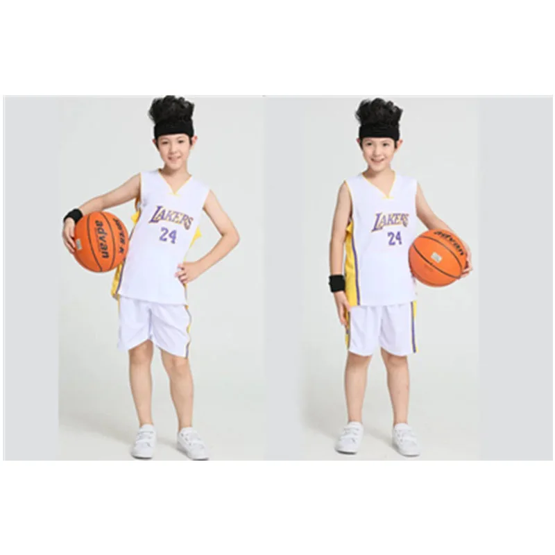 2017 Kids Basketball Jerseys Sets Uniforms kits Child Sports clothes