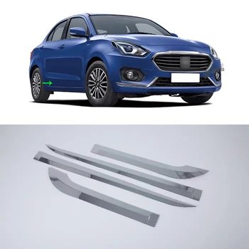 

OUBOLUN ABS exterior car accessories Car body kits side moulding cover For suzuki 2017 swift sedan