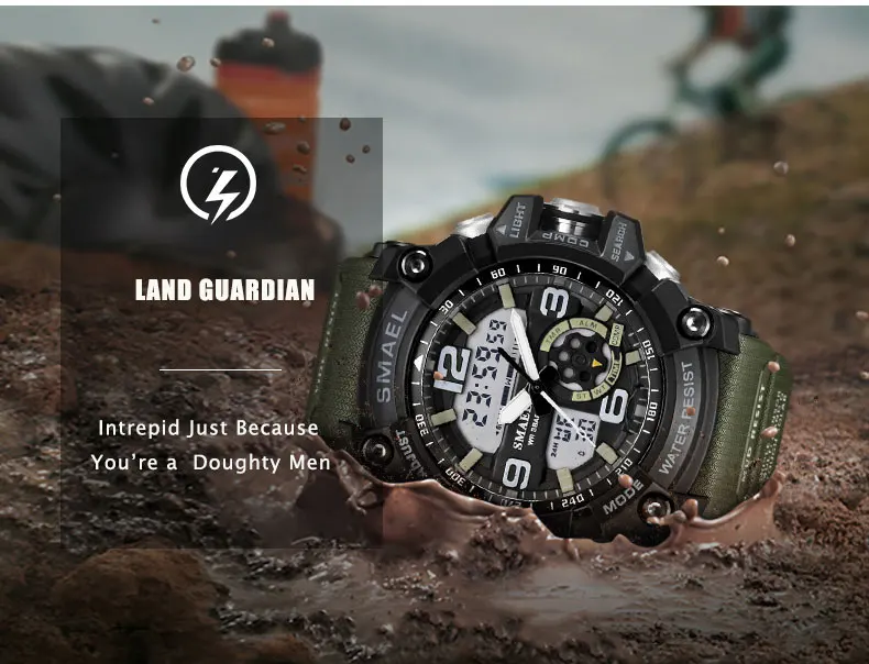 Новинка SMAEL спортивные цифровые часы для улицы пустынный камуфляж военный светодиодный дисплей наручные часы для мужчин часы Relogio Masculin