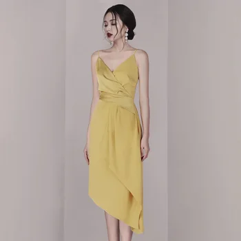 

2019 Dress Sexy Celebrity Backless Spaghetti Strap Women V Neck Sleeveless Night Club Bandage Body con Party Dresses Wholesale
