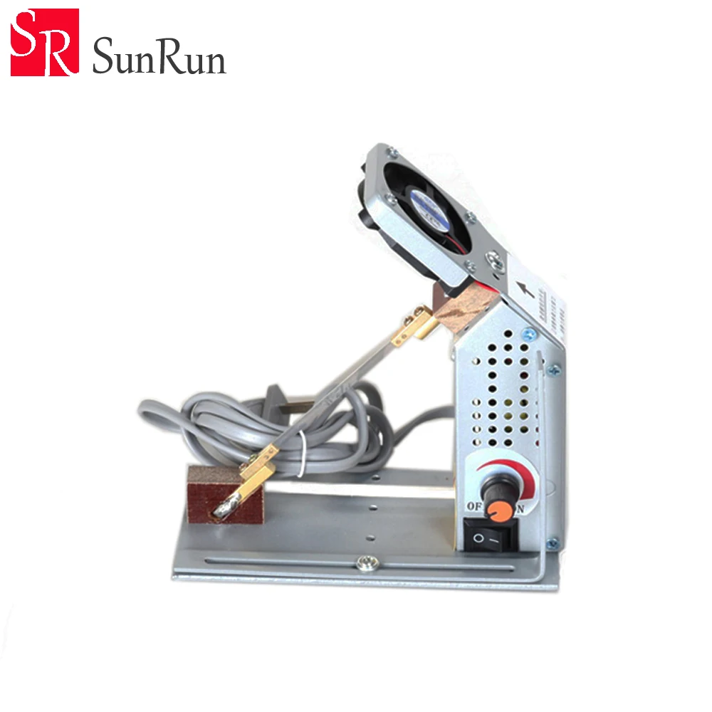 Temperature adjustment electro thermal cutting machine YC 18 nylon satin heating cutting machine