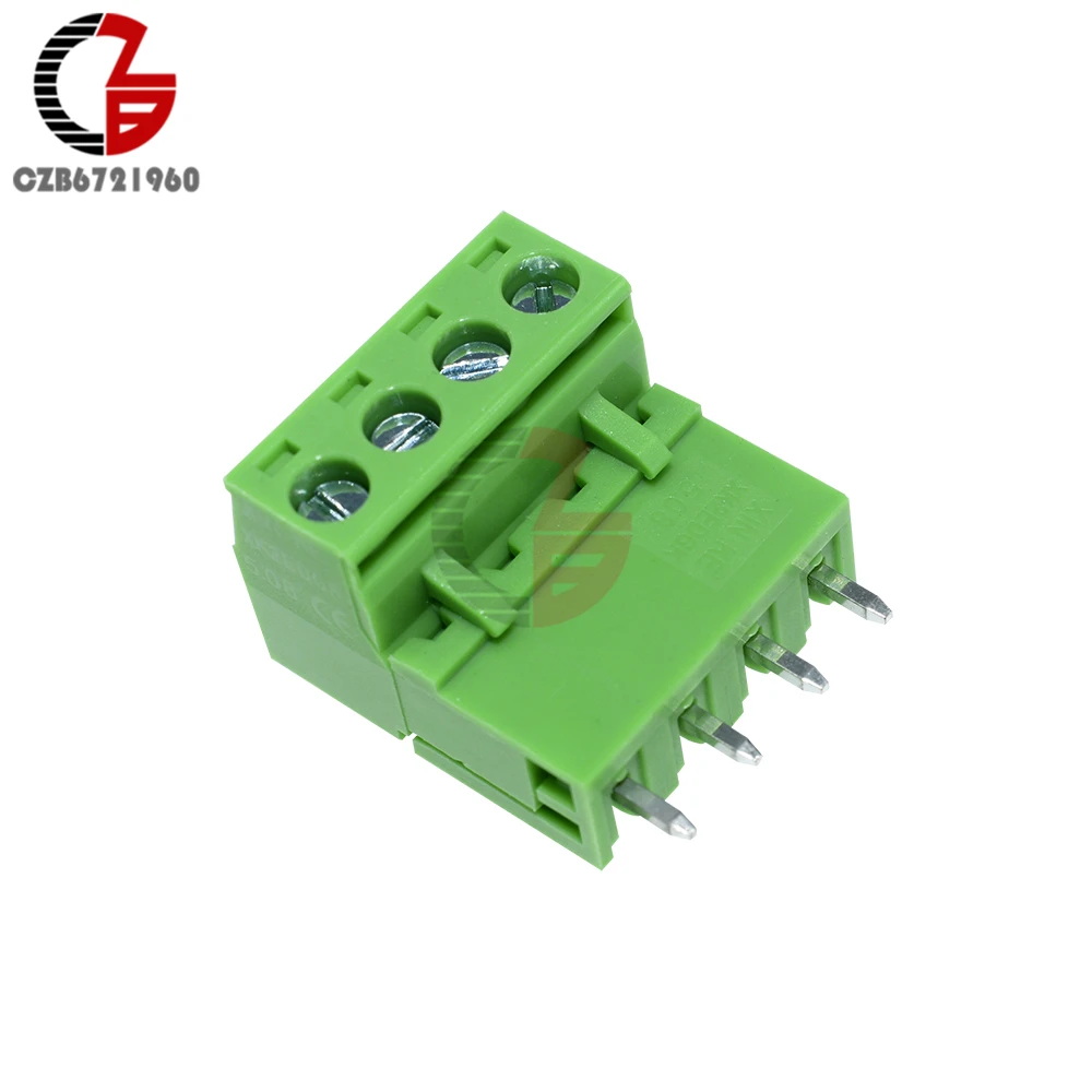 

5Pcs KF2EDGK KF-4P 4PIN Right Angle Plug-in Terminal Connector 5.08mm Pitch
