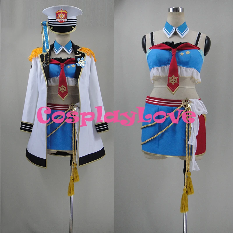 

New Custom Made Japanese Anime Love Live! Ayase Eli Marine Ver. Awakening Cosplay Costume CosplayLove Halloween Christmas