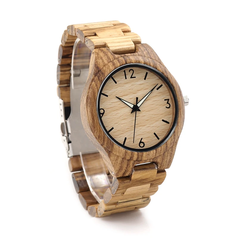 BOBO BIRD Brand Men' Watches Casual Luxury Wood Watches reloj masculino Men Wooden Wristwatch Gifts Top Items G24