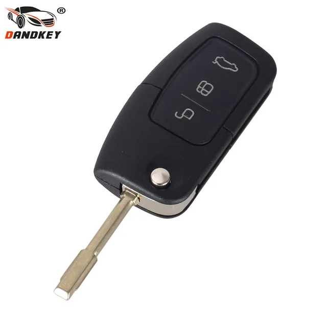 Dandkey Replacement Folding Flip Remote Car Key 3 Ons For Ford Dandkey Replacement Folding Flip Remote Car Key 3 Ons For Ford Focus Mondeo Fiesta