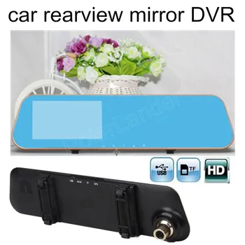 

4.3'' inch car Video Recorder Dash Cam Rearview Mirror Car Camera DVR Rear View G-Sensor 170 degree wide viewing angle hot sale