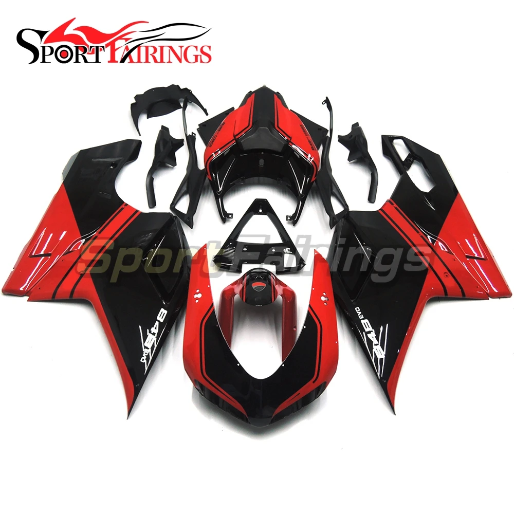 Инжекционный ABS полный обтекатель комплект для Ducati 1098 848 1198 2007 2008 2009 2010 2011 2012