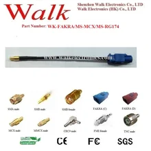 FAKRA male MCX male rg174 кабель, MCX FAKRA кабель, длинный тип FAKRA male rg174 кабель