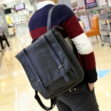 ETN сумка 040716 горячая Распродажа хорошего качества, мужские Искусственная кожа винтажные рюкзак студентам школьная сумка