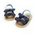Сандалии для девочек; летняя модная обувь; кожаная парусиновая обувь в клетку для новорожденных; пляжная обувь для детей 0-18 месяцев; Мягкие прогулочные сандалии для кроватки