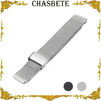 

22mm Stainless Steel Watch Band for Moto 360 2 46mm 2015 Men Women Quick Release Metal Strap Wrist Loop Belt Bracelet Black