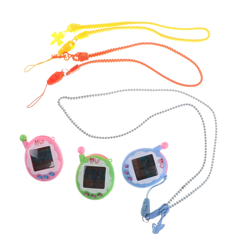 Couleur aléatoire virtuel Cyber numérique animaux électroniques Tamagochi animaux rétro jeu drôle jouets poche jeu Machine cadeau pour les enfants