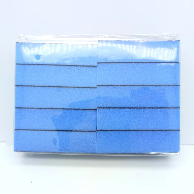 Contigo 10 шт/лот Буфф для ногтей профессиональная пилка для ногтей маникюрный набор для шлифовки буферный блок пилка для полирования ногтей Лайм Bafik инструменты для дизайна ногтей - Цвет: 10pcs blue