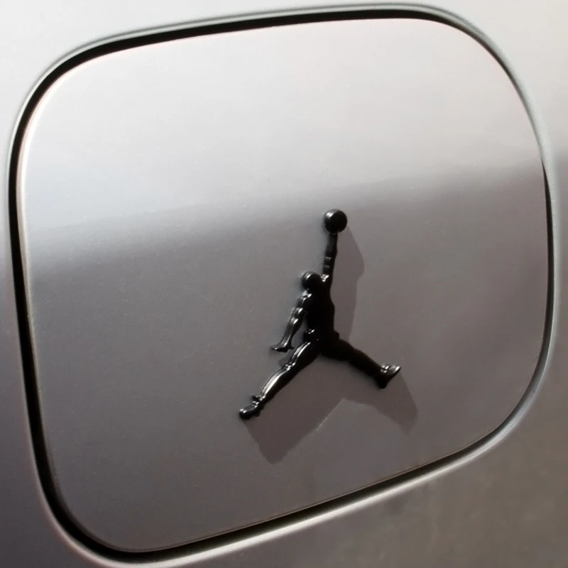 

Car Styling 3D Metal Personality Emblem Jordan Sticker for Toyota Trd Camry Rav4 Mazda 2 3 5 6 Fiat 500 Punto Auto Accessories