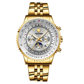 

Tevise Top Brand Automatic Mechanical Men's Clock Luxury Golden Brand Sport Men Self-winding Male Wrist Watch Relogio Masculino
