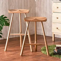 Горячая Мода стула, 100% деревянный табурет, скандинавский стиль природы, деревянная мебель, ручной работы стул 65 см/75 см барный стул