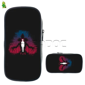 

Stranger Things Large Capacity Pencil Case Boys Girls School Supplies Cartoon Demogorgon Eleven Printed Women Men Cosmetic Cases