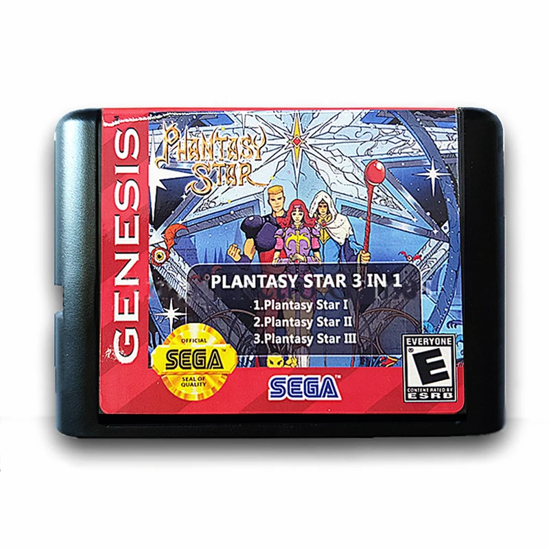 

Plantasy Star 1 2 3 with Saving Function 16 bit Game Cartridge for Sega for MegaDrive Genesis PAL and NTSC Video Console