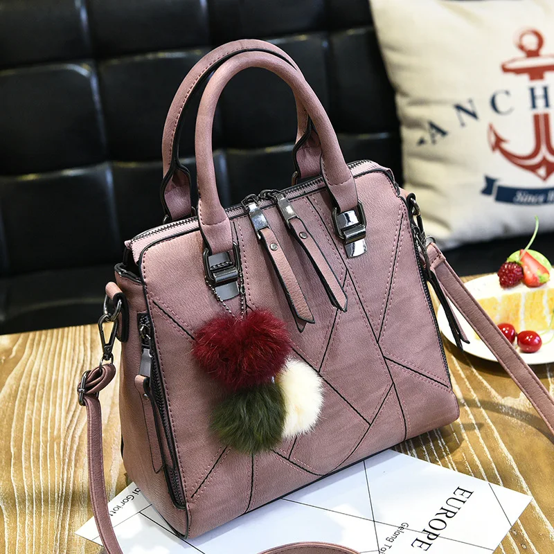 Aliwood Patchwork Women Bag Casual Tote Fashion Brands Female Pu Leather Handbags Lady Bag Top-Handle Bags Crossbody Bags Sac