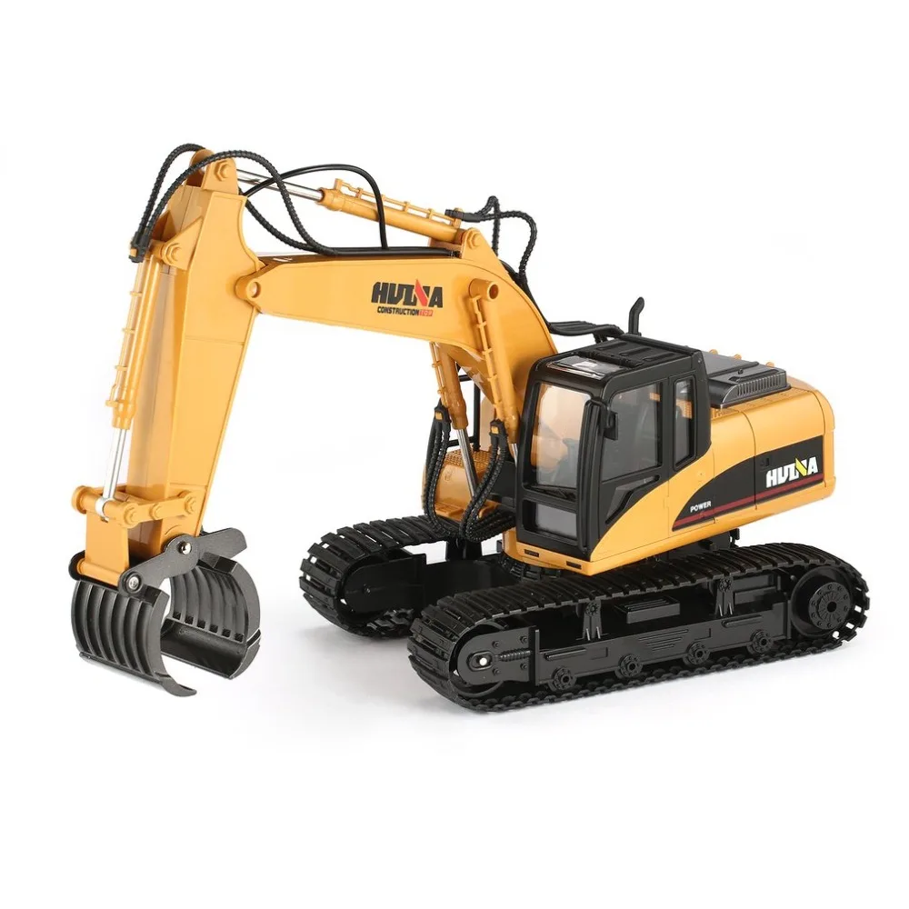 HUINA 1570 1/14 2,4G RC timber Metal Grab Wood 16ch Engineering гусеничный грузовик Игрушечная машина RTR строительная машина со световыми игрушками