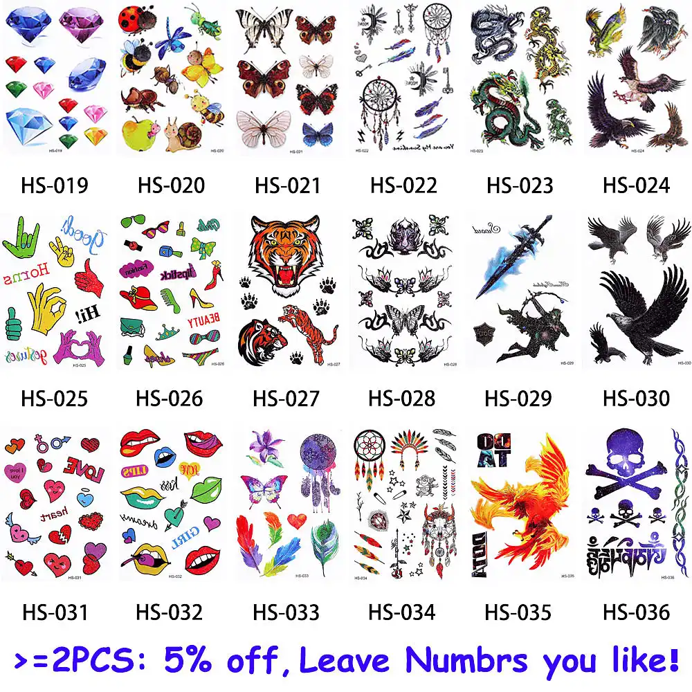 gratis download animasi gambar animasi 18 Desain 1 Piece Gemerlapnya Kartun Stiker Tato Kupu Kupu Kecil Terupdate