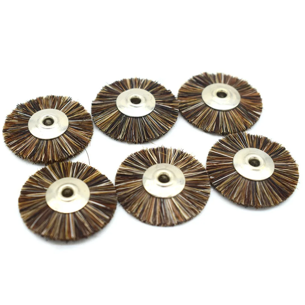 50PCS Jewelry Tool Bristle Brushes 22mm Jewelers Polishing Wheel