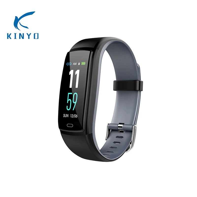 

2018 newest man woman smart bracelet blood pressure monitoring android ios band call reminder sleep wristband pk xiomi mi band 3