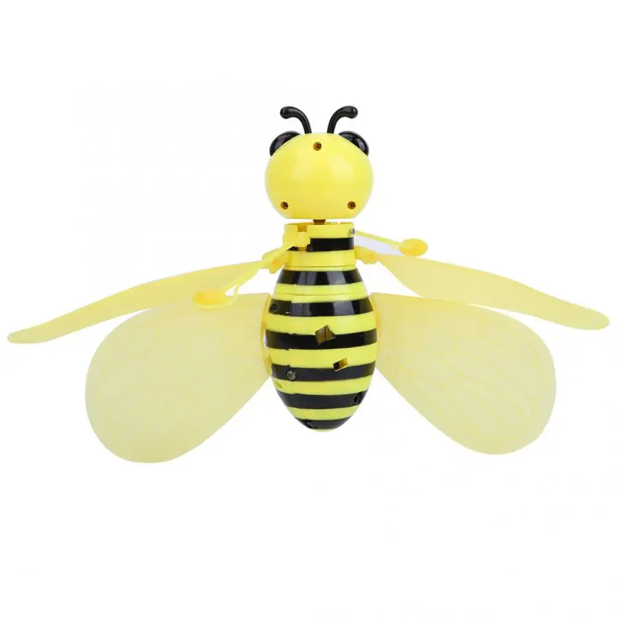 Электрический инфракрасный датчик пчелы летающие игрушки ручной управляемый вертолет светодиодный свет самолет Анти-столкновения RC игрушки