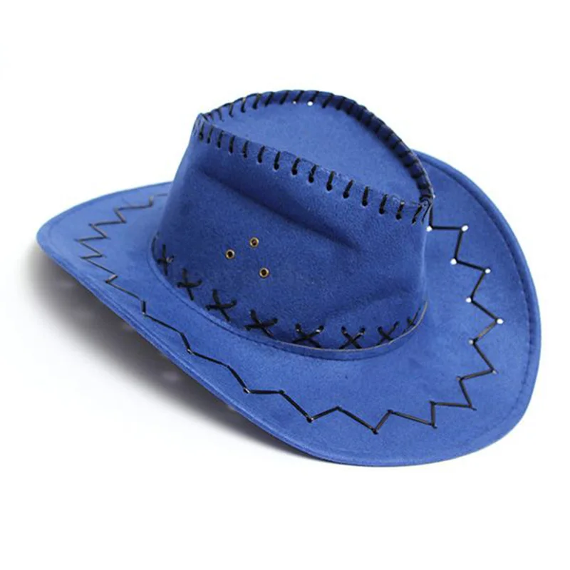 Retro Unisex Denim Wild West Cowboy Cowgirl Rodeo Fancy Dress Accessory