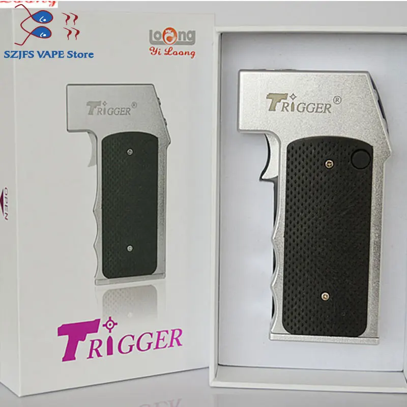 Электронная сигарета Yiloong Fogger TRIGGER BOX 50 Вт мод силиконовая бутылка саморегулирующаяся 510 Pin электронная сигарета Vape Mods без батареи N1 Pr