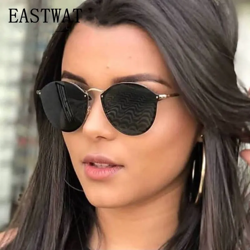 

2018 Fashion New Round Sunglasses Men Driving Sunglasses UV400 Sun Glasses For Women Oculos De Sol Feminino