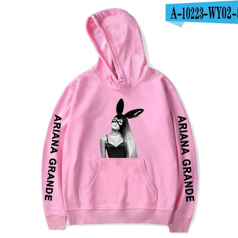 Женская Толстовка Оверсайз Манчестер с надписью I Love Ariana Grande|Толстовки и