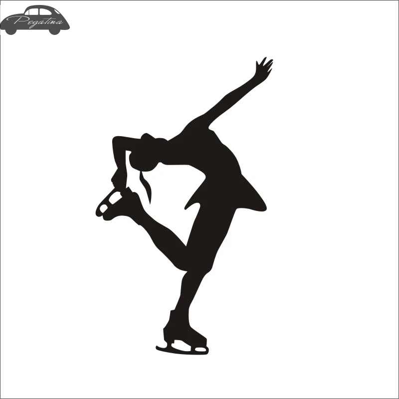 Pegatina Skiing Sticker Winter Sports Ice Dancing Decal Ski Posters Vinyl Wall Decals Decor Mural Skiing Sticker