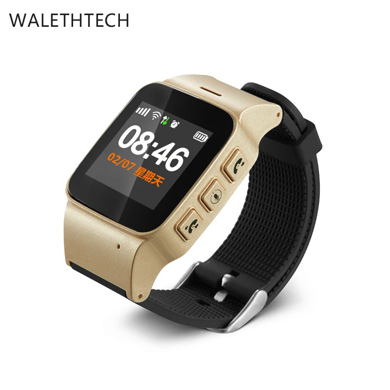 

New factory sale GPS children phone with Anti-lost wifi GPS SOS Tracking calls voice chat smart watch For kids Old People D99
