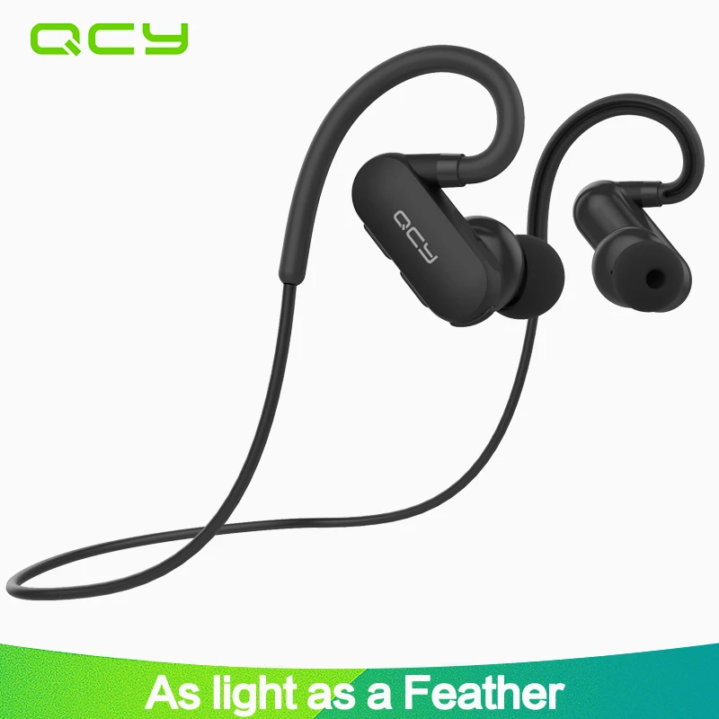 2017 QCY QY31 ear hook sports earbuds running wireless headphones bluetooth stereo earphone IP4X waterproof headset