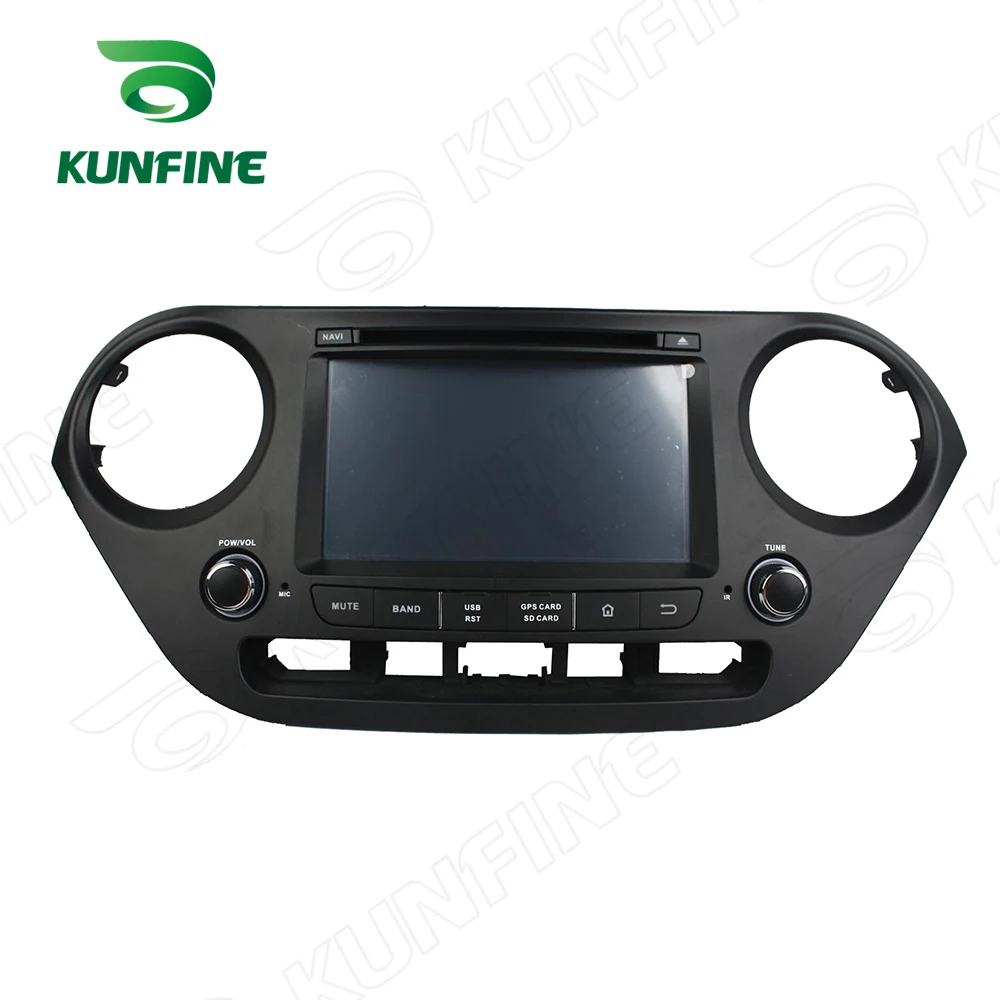 Top 7 Inch Quad Core 1024*600 Android 5.1 Car DVD GPS Navigation Player Car Stereo for Hyundai I10 2014-2015 with Radio 3G Wifi 2
