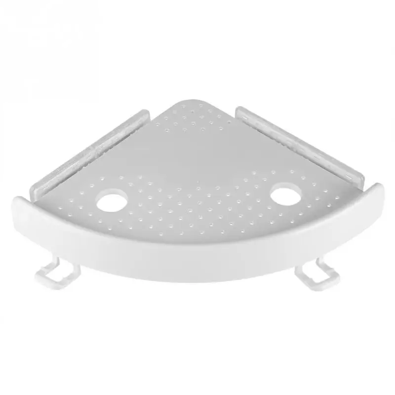 

ABS Multi-function Bathroom Hook Kitchen Rack Corner Shelf Holder with PVC Suction Cup