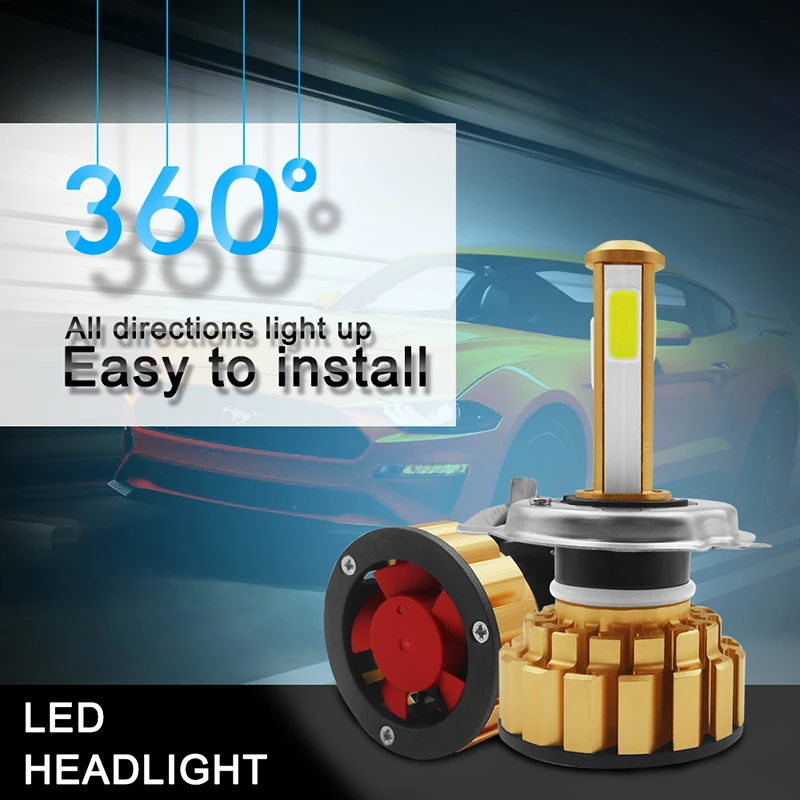 

2pcs G7 Car Headlight h7 h4 LED h8 h11 hb2 hb3 hb4 9005 9006 80w 6000k 8000lm 12v Auto Bulb Headlamp lampada led carro luces